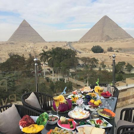 Steps In Pyramids View Hotell Kafret el-Gabal Eksteriør bilde